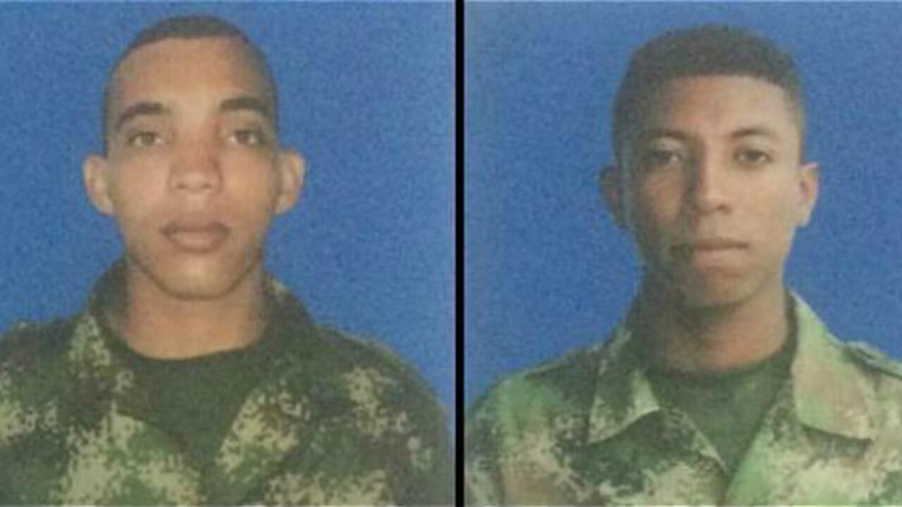 Paulo César Rivera Capela (izquierda) y Jhonatan Andrés Díaz Franco.