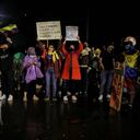 Paro Nacional Cedritos 140 cerca de la casa del Presidente