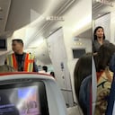 Algunas imágenes del video que grabó el joven en medio de la situación que vivió.