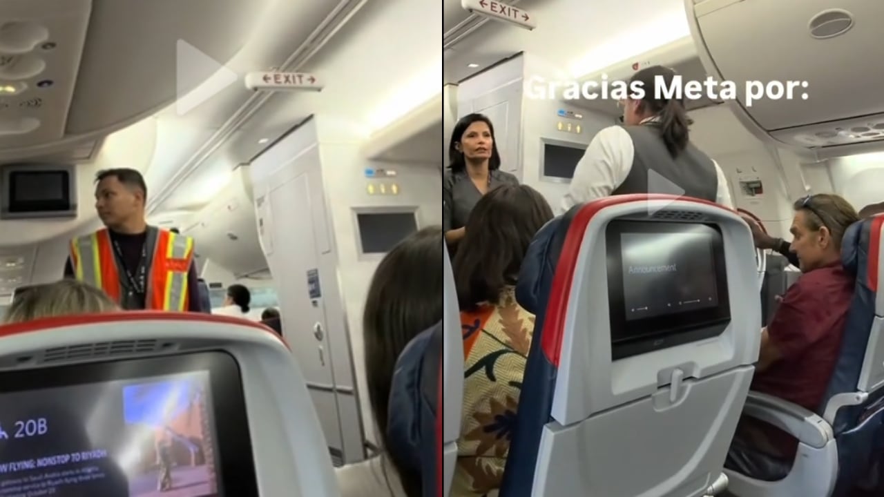 Algunas imágenes del video que grabó el joven en medio de la situación que vivió.