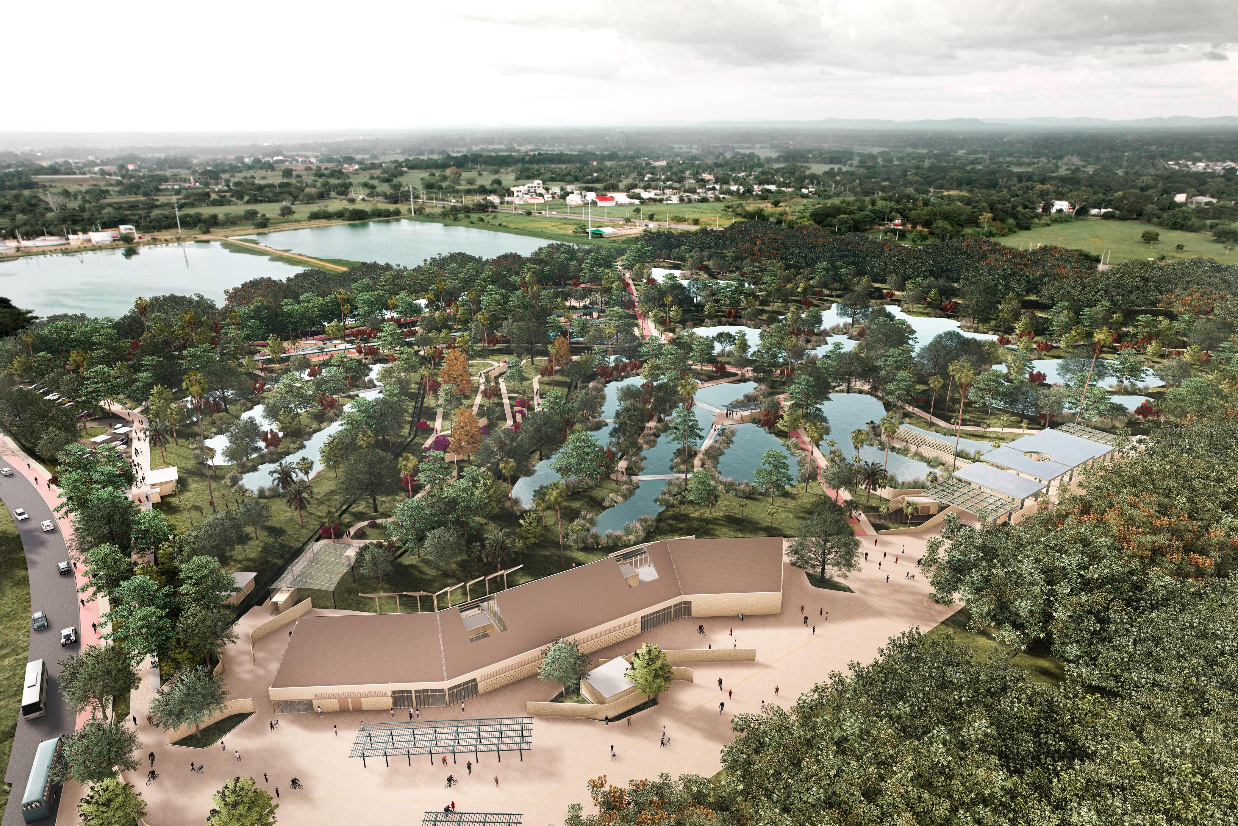 La primera fase del parque, que abarcará 12,8 hectáreas, integrará elementos de naturaleza, cultura y recreación.