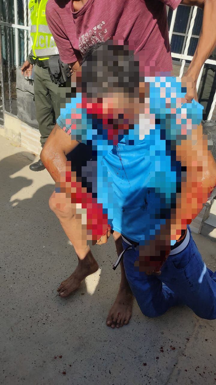 El atentado sicarial se presentó en el barrio Primero de Mayo de Soledad.