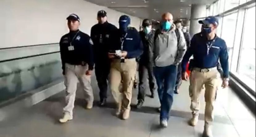 Primeras imágenes del coronel Benjamín Núñez en Colombia