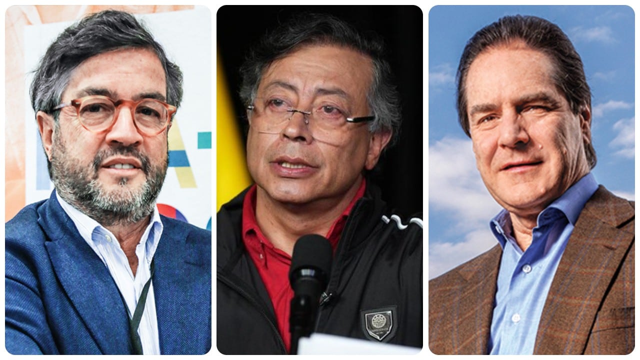 Luis Alberto Moreno, Gustavo Petro y Roberto Moreno