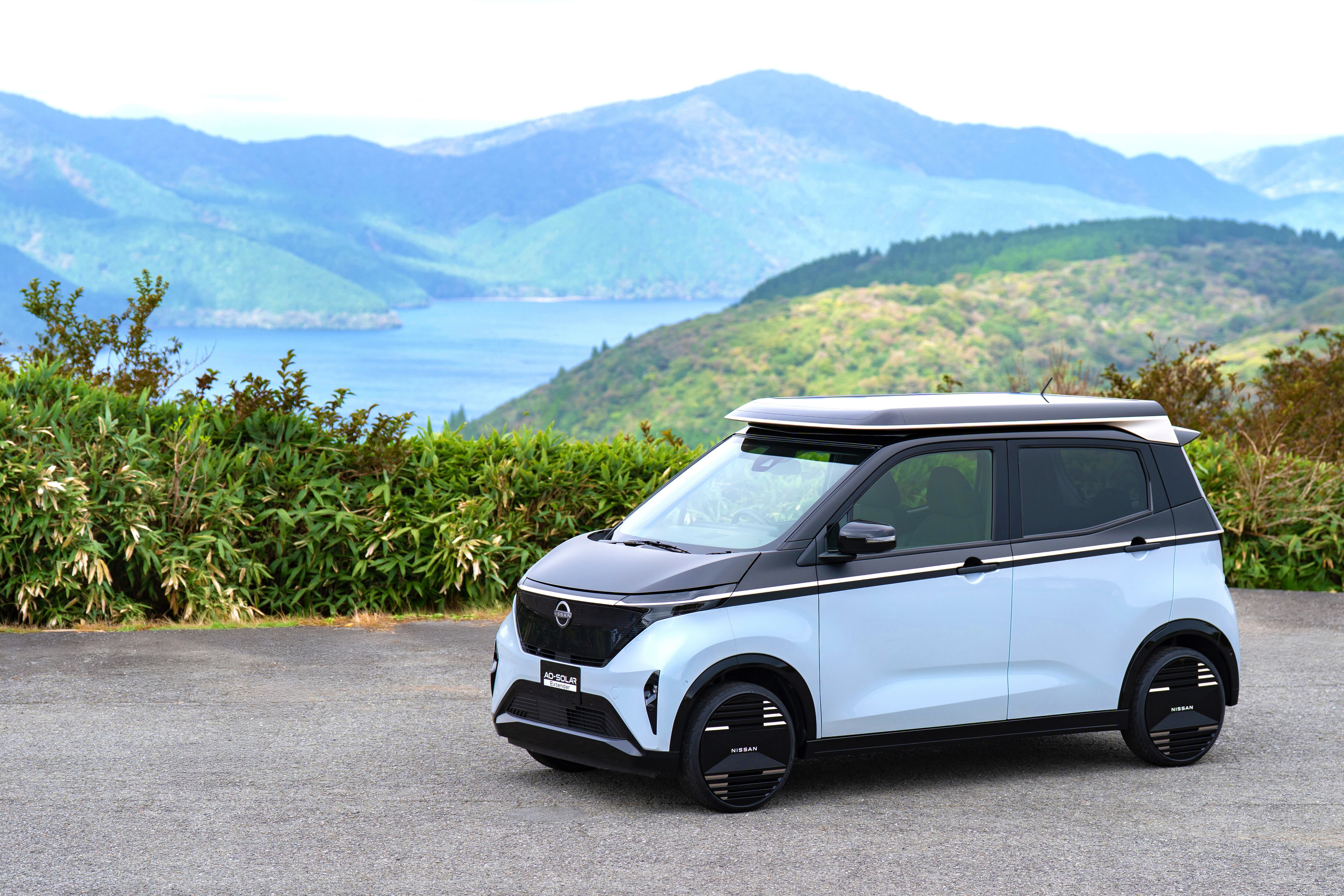 El 'extensor Ao-Solar' será presentado en Japón en el popular Nissan Sakura, el kei car más vendido en ese país.