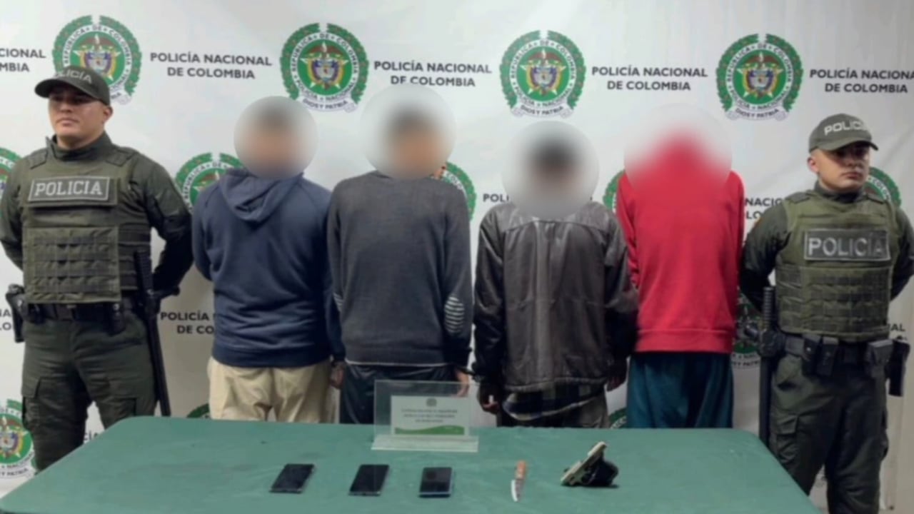Policía captura banda que atracaba a estudiantes