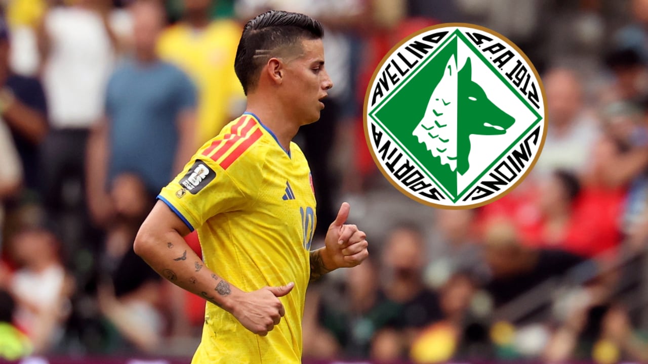 Se rumorea que James Rodríguez podría llegar al Avellino de la Serie B italiana.