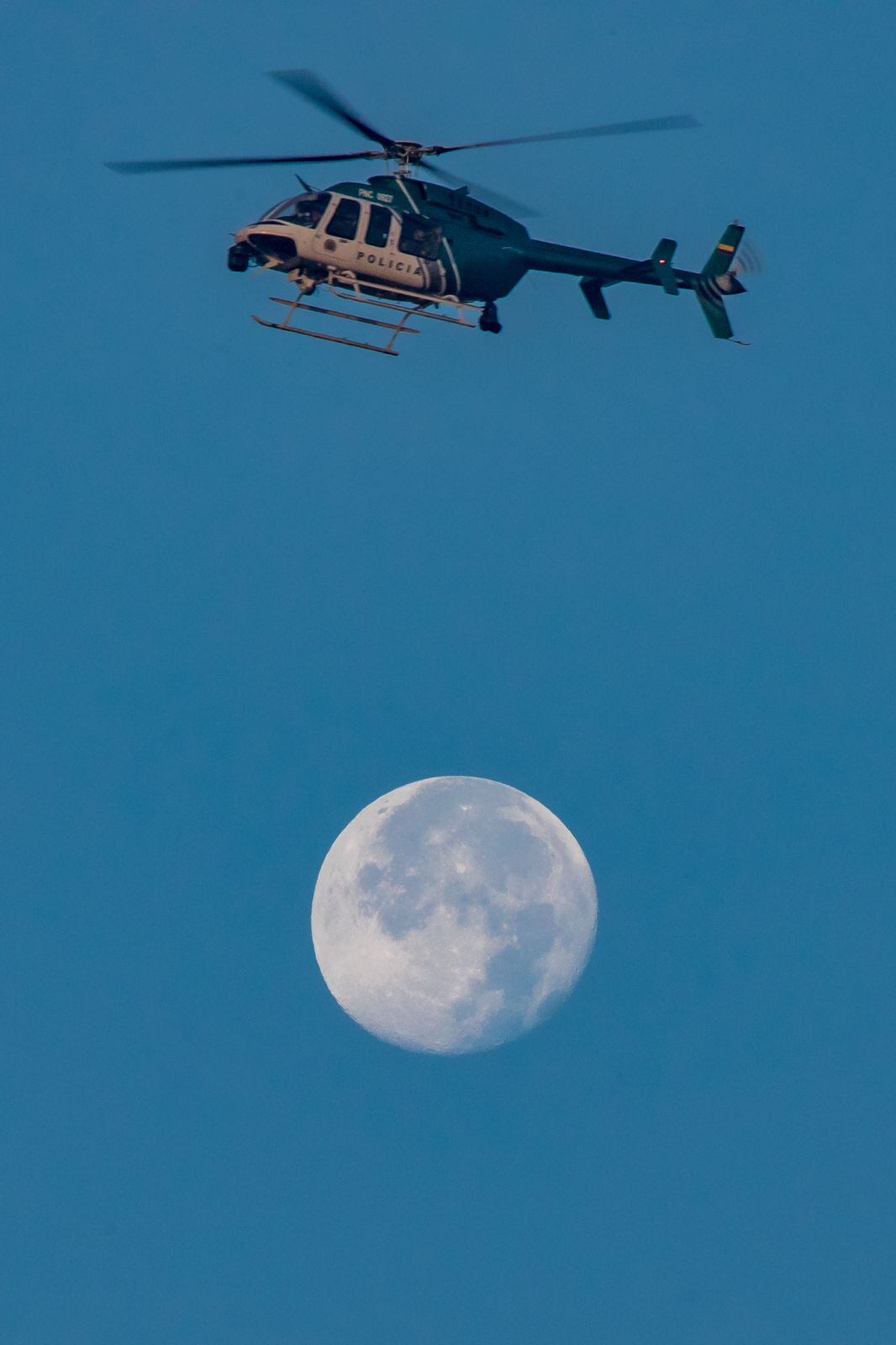 Habrá dos helicópteros de la Policía patrullando la ciudad