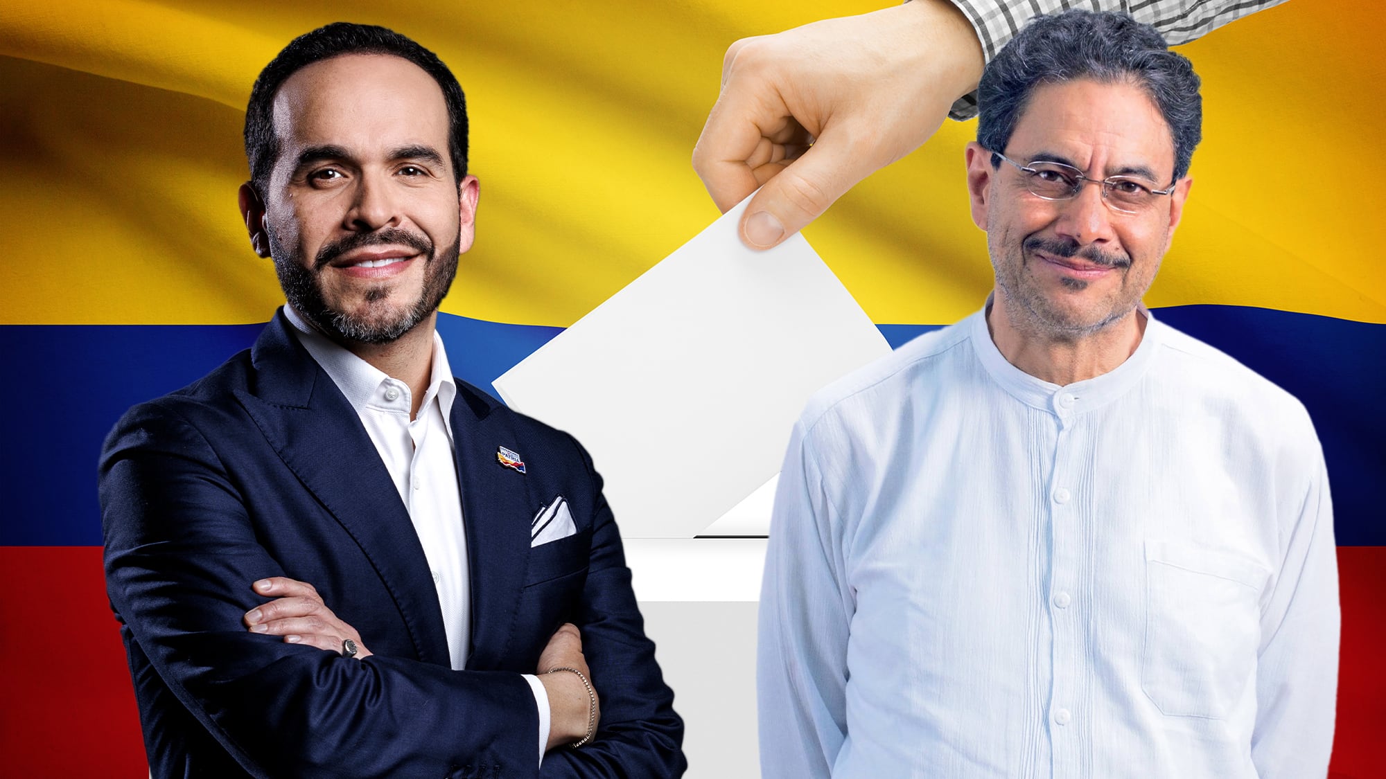 Abelardo de la Espriella e Iván Cepeda se disputan la presidencia de la República este domingo, 21 de junio.