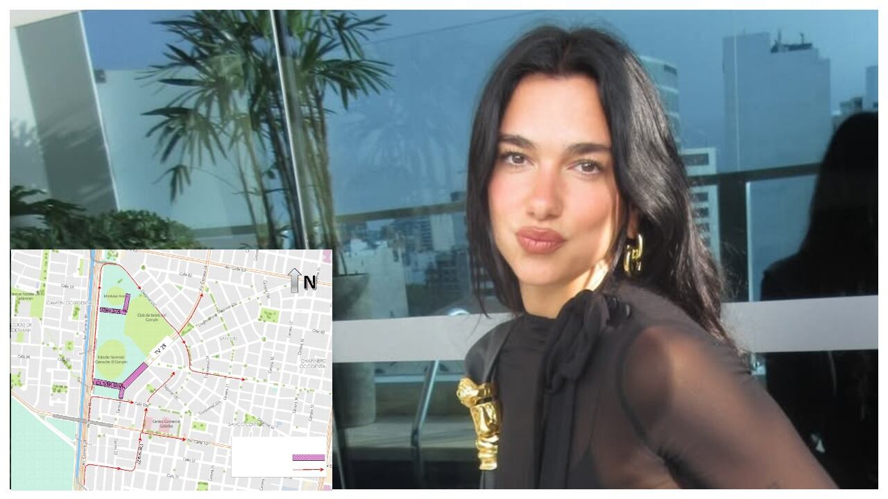 Así puede llegar al concierto de Dua Lipa en Bogotá.