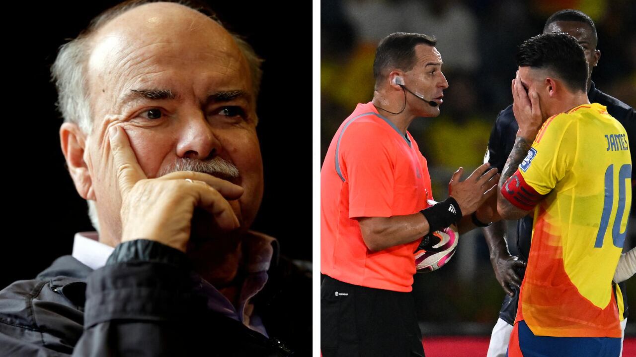 Reacción de Iván Mejía tras la derrota de Colombia vs. Uruguay