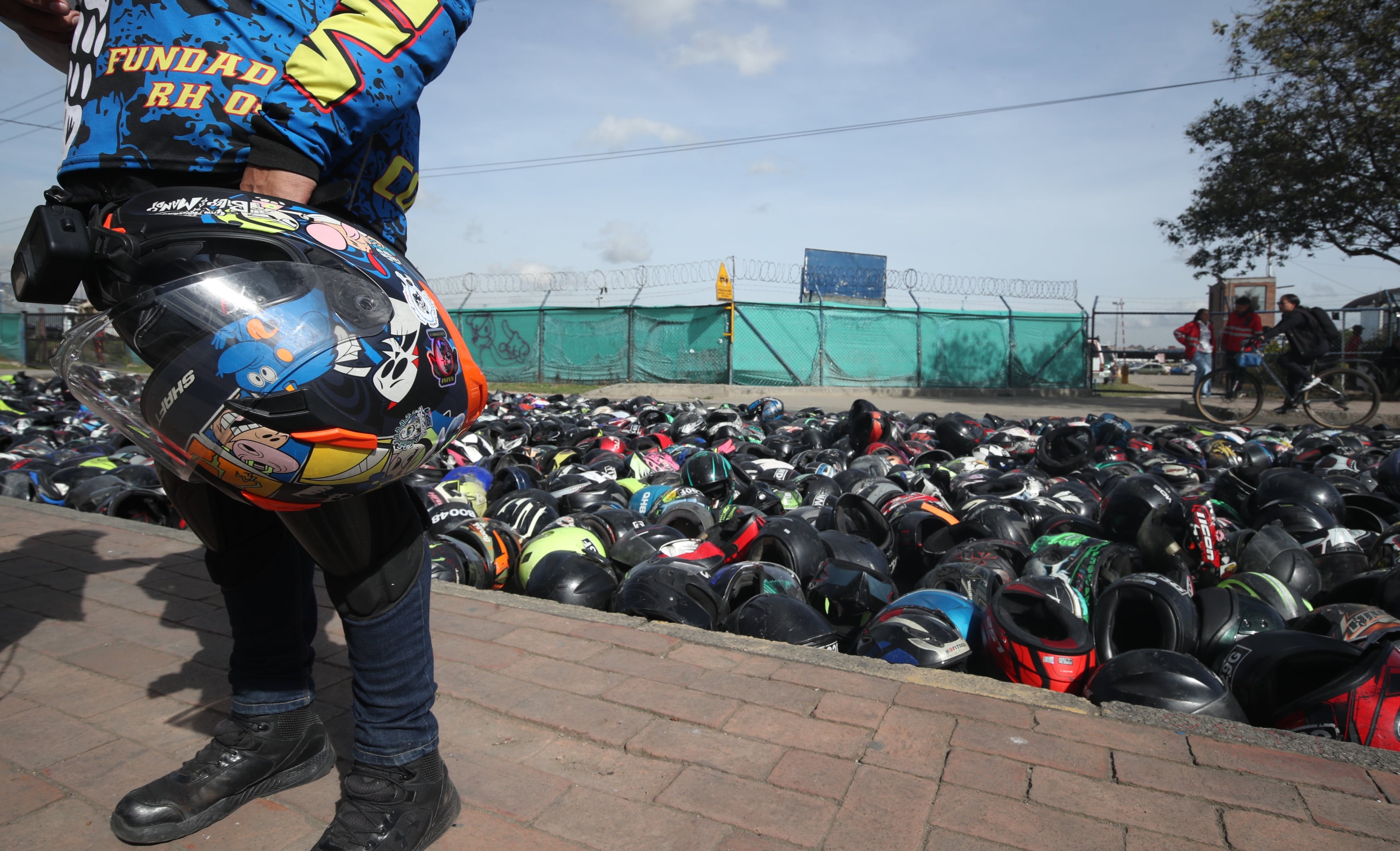 Motos protesta paro de aplicaciones