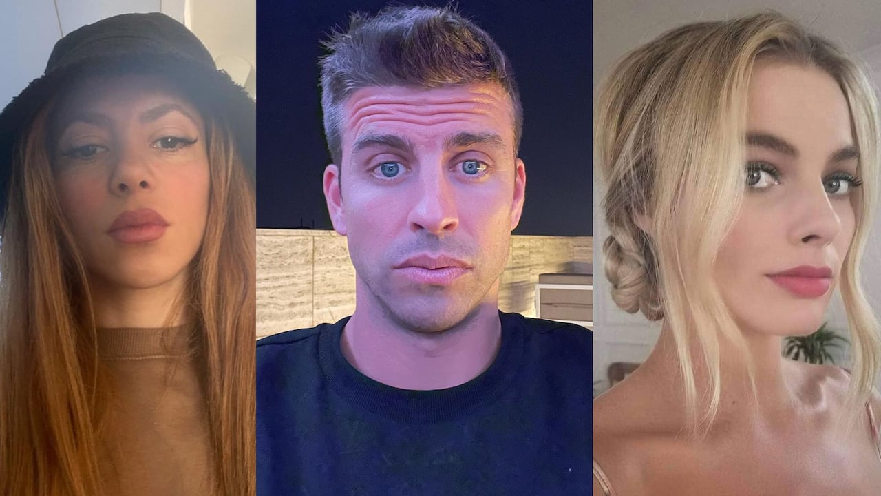 Shakira, Gerard Piqué y Margot Robbie
