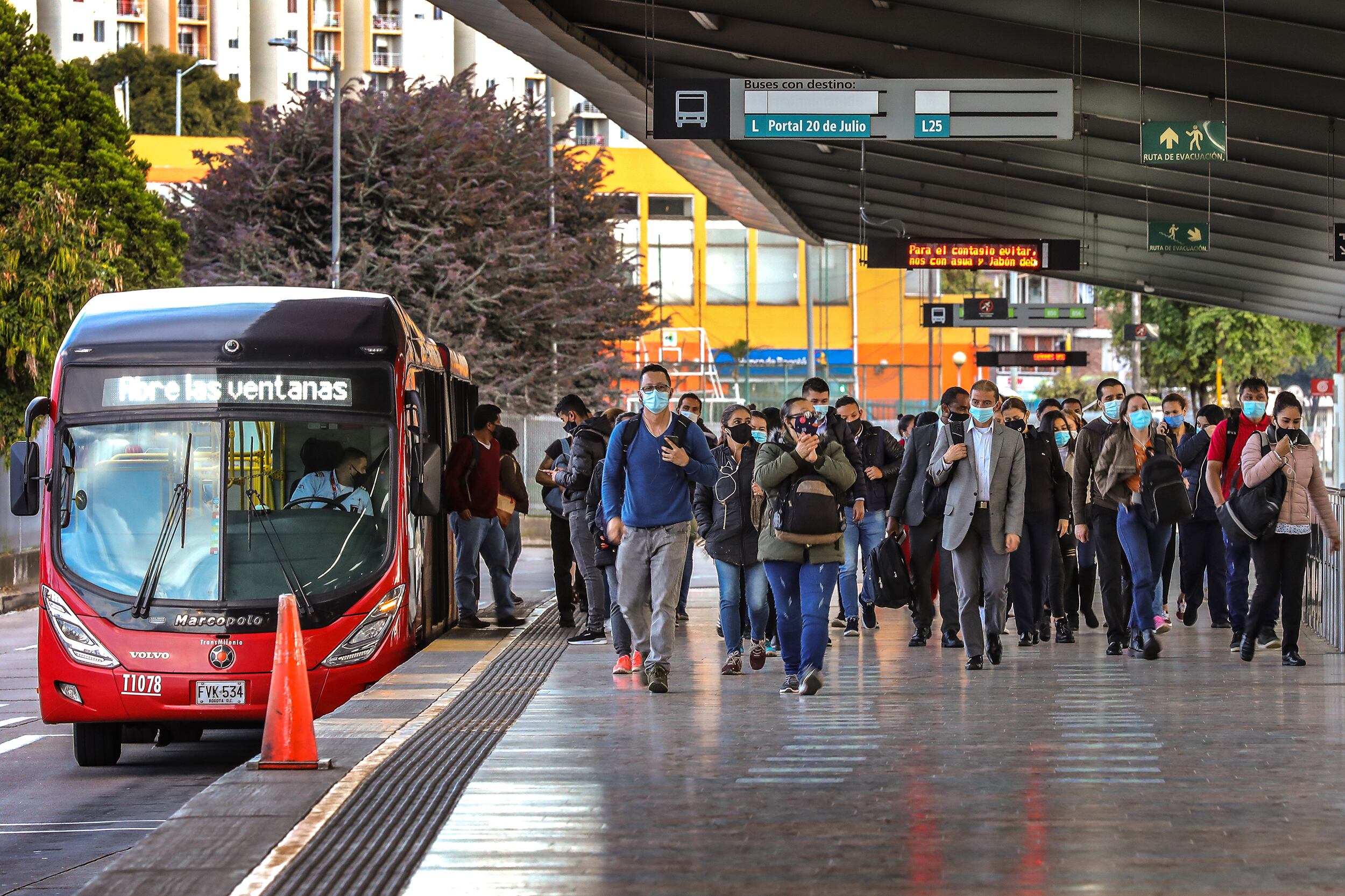 Transmilenio, Transporte, Tapabocas, Covid.