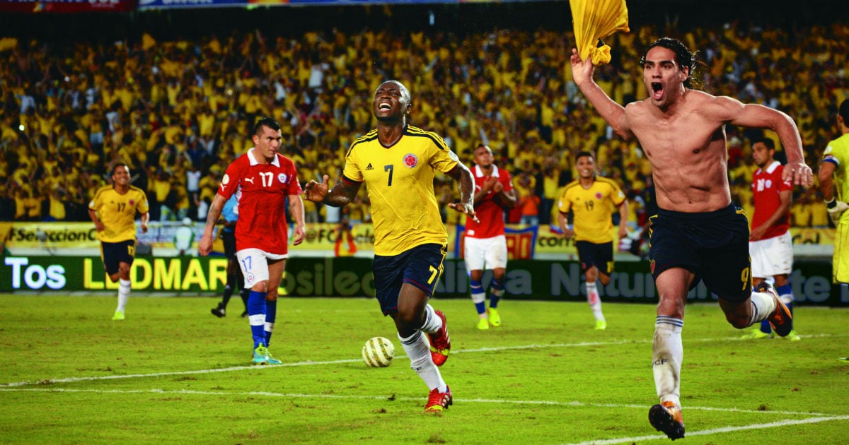 Falcao García marcó al 84 el penal que le dio el paso a Colombia al Mundial Brasil 2014. 