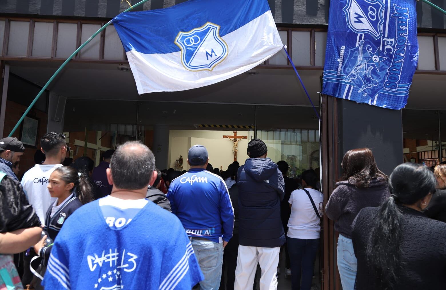 Exequias de Javier Acosta, hincha de Millonarios