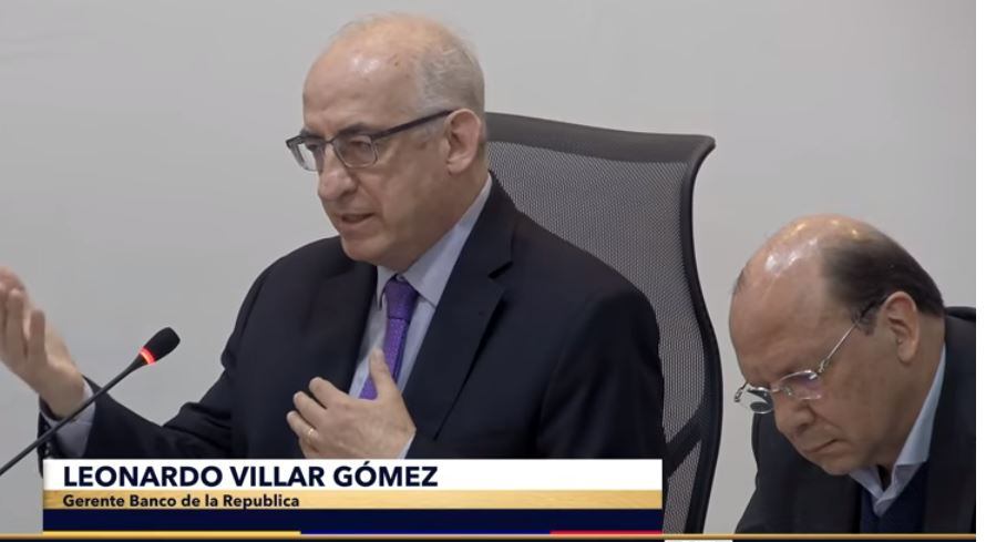 Leonardo Villar, gerente del Banco de la República, participó en la Comisión Cuarta de la Cámara