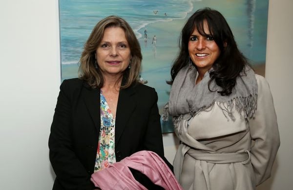 Norma Cajiao y Goyis García.