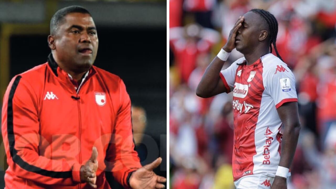 Hubert Bodhert hace un par de día se fue en contra de sus propios jugadores en Santa Fe.