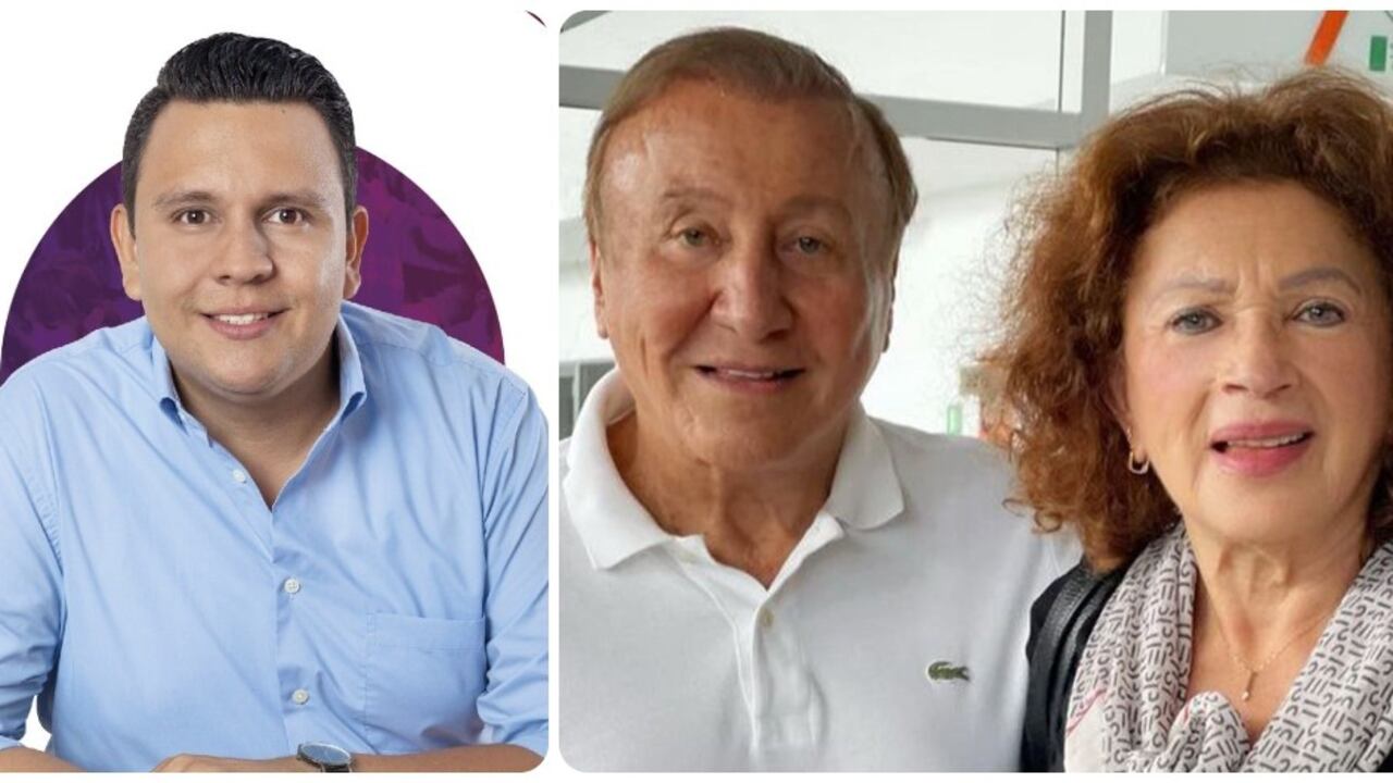 Camilo Larios, Rodolfo Hernández y Socorro Oliveros.