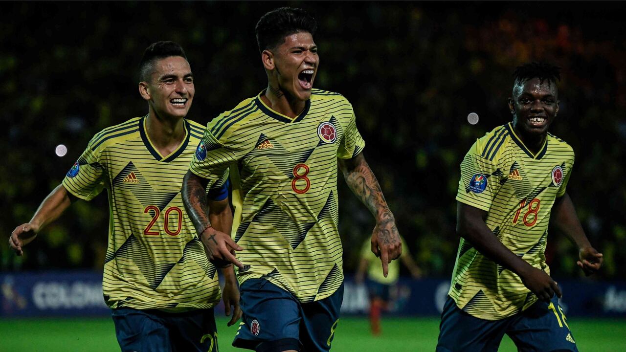 La gran figura del equipo colombiano fue Carrascal, que marcó un gol.