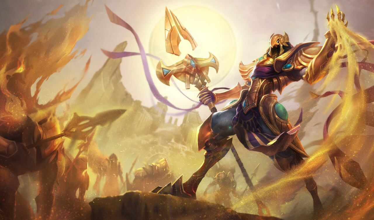 Azir es uno de los campeones disponibles en League of Legends.