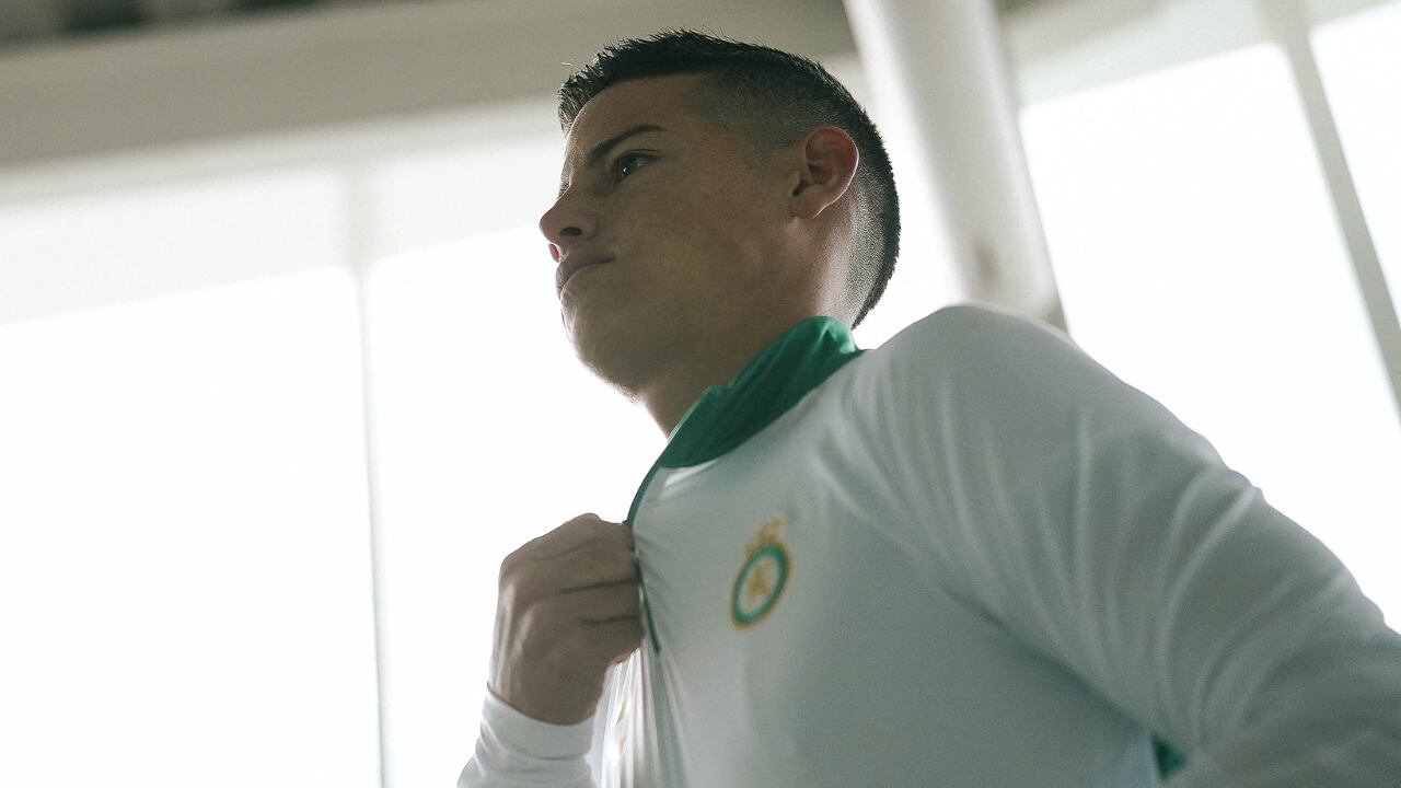 James Rodríguez entró a la lista de viajeros para el juego con Atlas