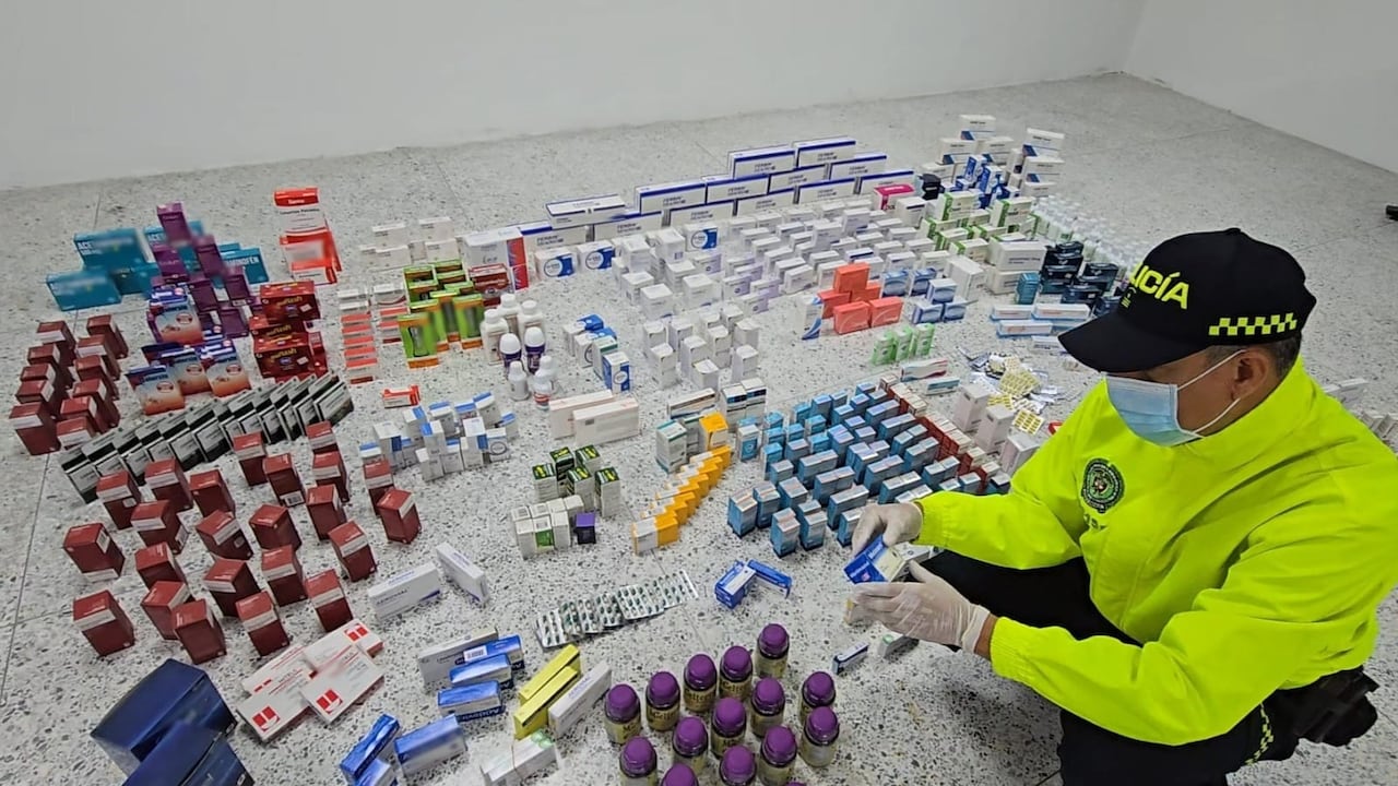 Medicamentos falsos incautados por la Policía en Barranquilla