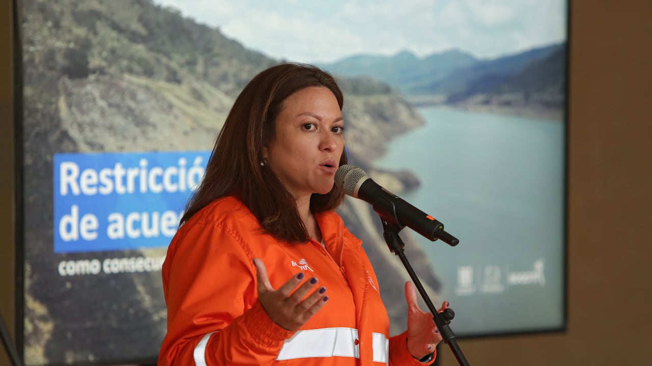 Natasha Avendaño, gerente general de la Empresa de Acueducto y Alcantarillado de Bogotá.