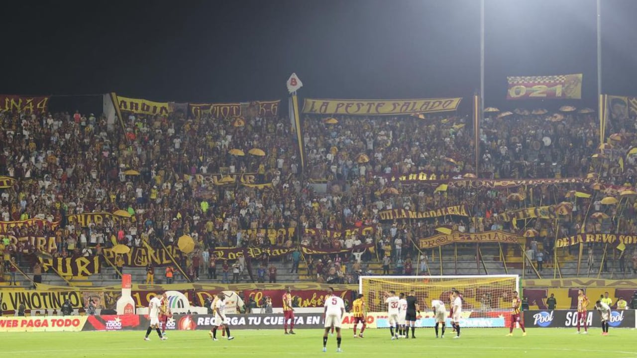 Imagen de la Revolución Vinotinto Sur, barra principal del Deportes Tolima