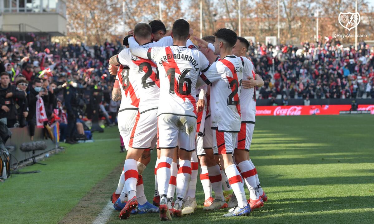 Rayo Vallecano. Foto: Twitter oficial - @RayoVallecano