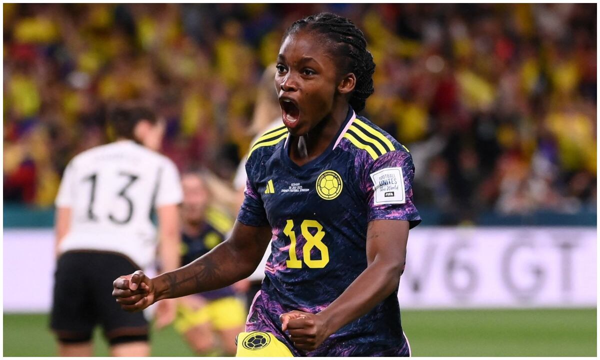 Linda Caicedo, marcó su segundo gol en el mundial contra Alemania
