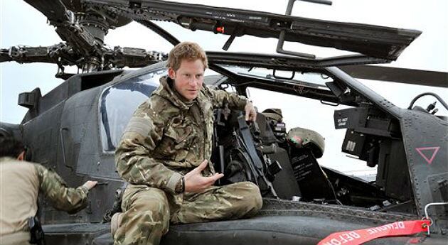 El príncipe Harry o el 'Capitán Gales' como es conocido en el ejército británico.