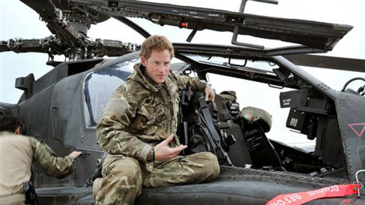 El príncipe Harry o el 'Capitán Gales' como es conocido en el ejército británico.