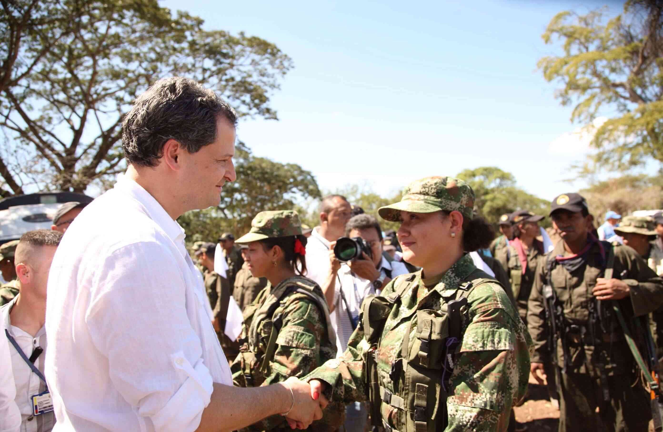 El Alto Comisionado para la Paz Sergio Jaramillo también asistió a la actividad Foto: León Darío Peláez