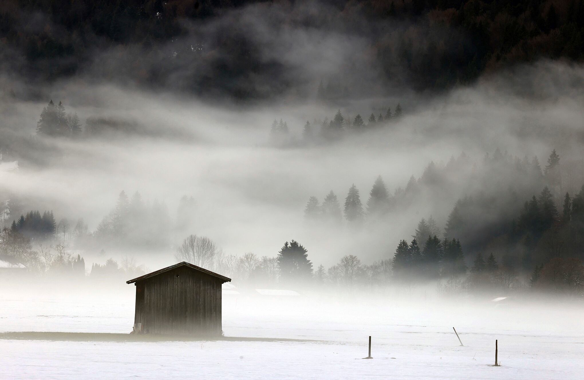 Las postales que nos deja el invierno en el mundo.