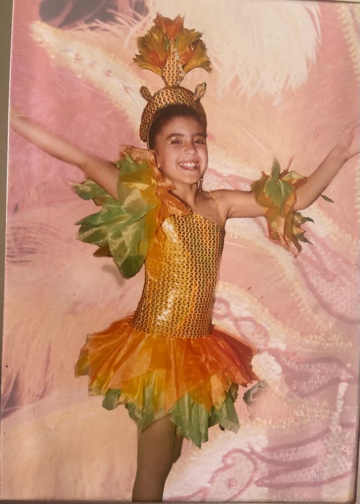 Sofía Chaves baila en comparsas desde muy pequeña.