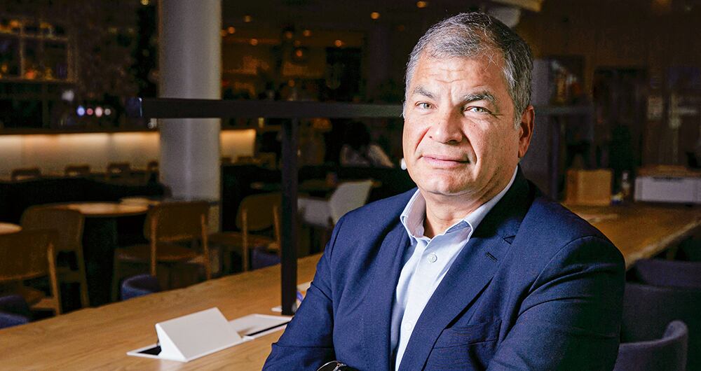  El expresidente Rafael Correa fue un duro contrincante de Fernando Villavicencio y lo amenazó en repetidas ocasiones.