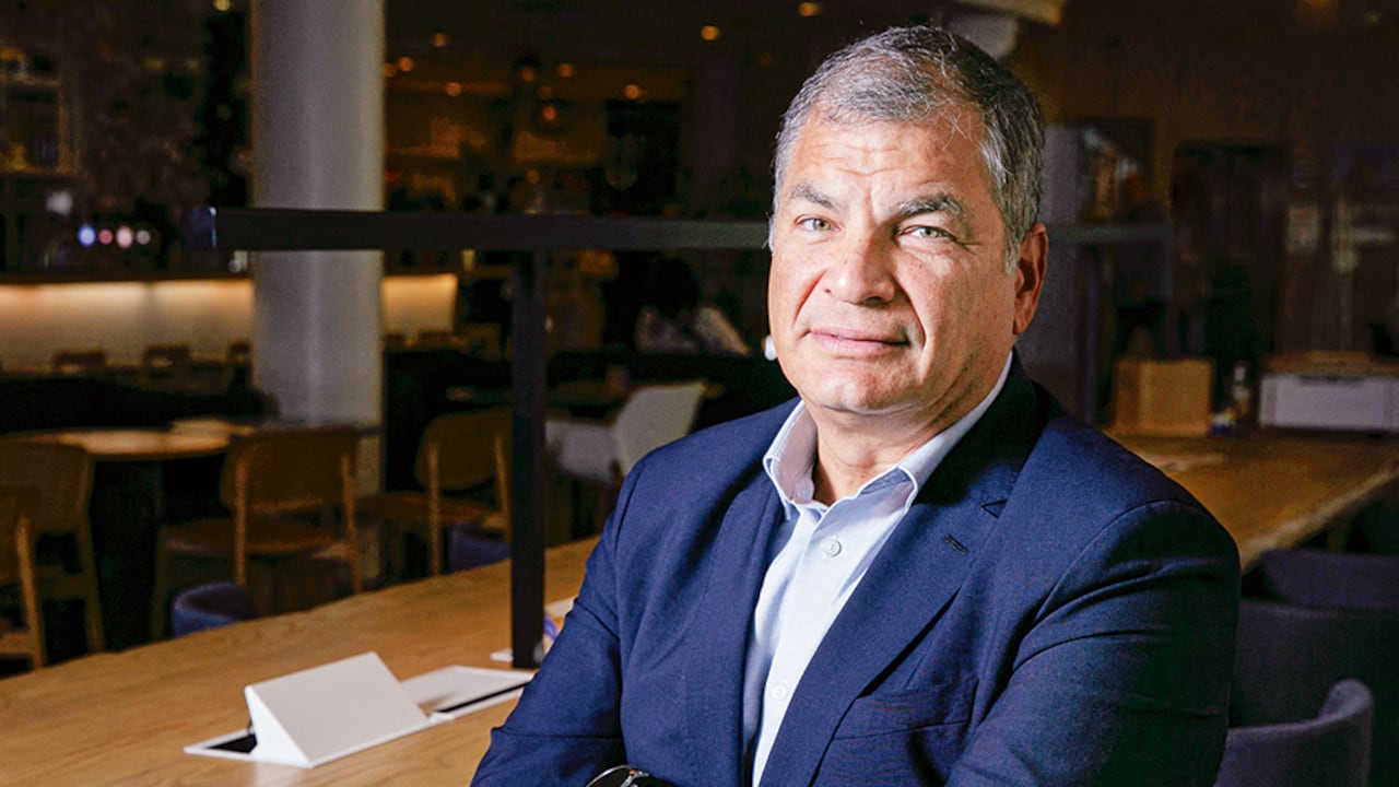 El expresidente Rafael Correa.