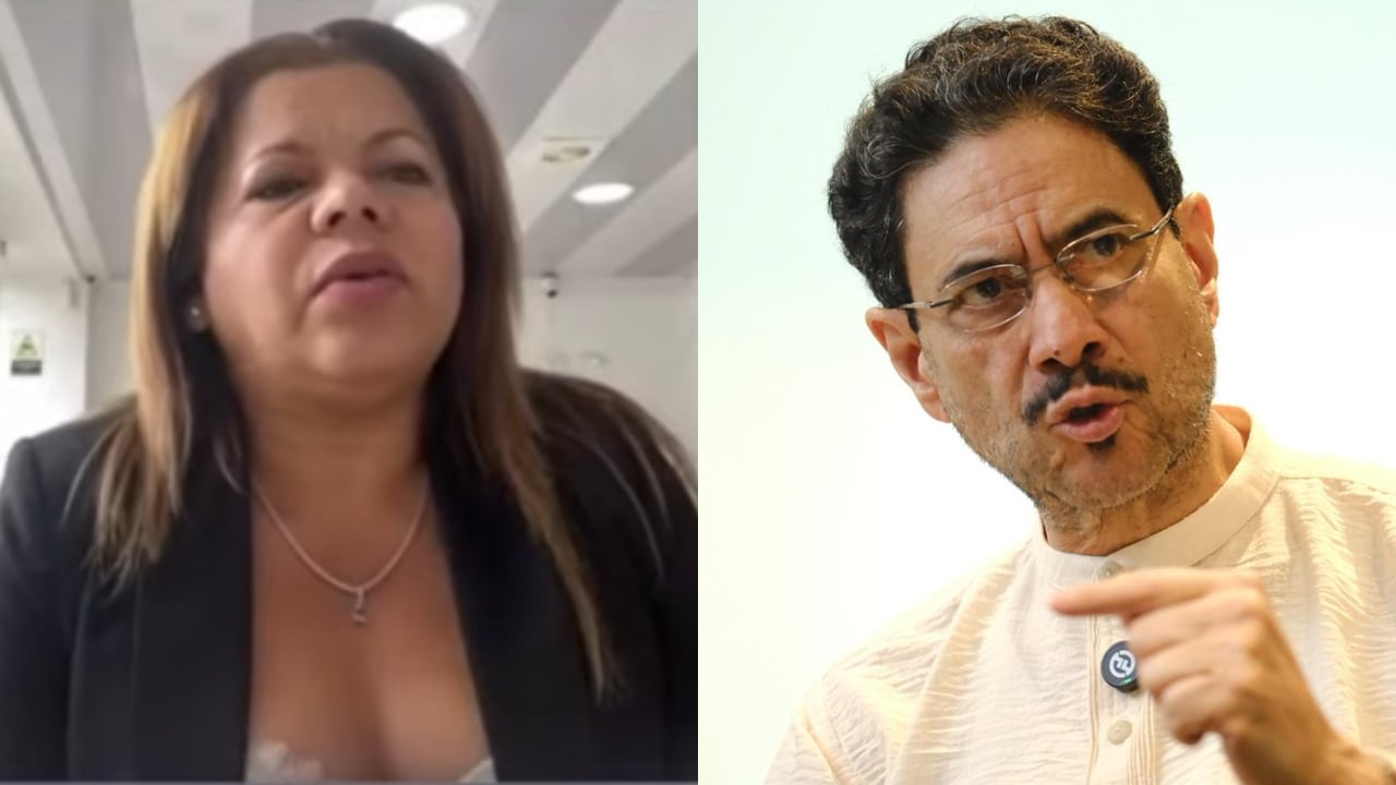 Mary Luz Herrán e Iván Cepeda.