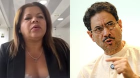 Mary Luz Herrán e Iván Cepeda.