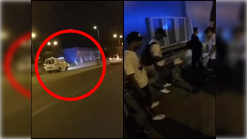 Una ambulancia atropelló a un ciclista que se movilizaba por el carril del MÍO.