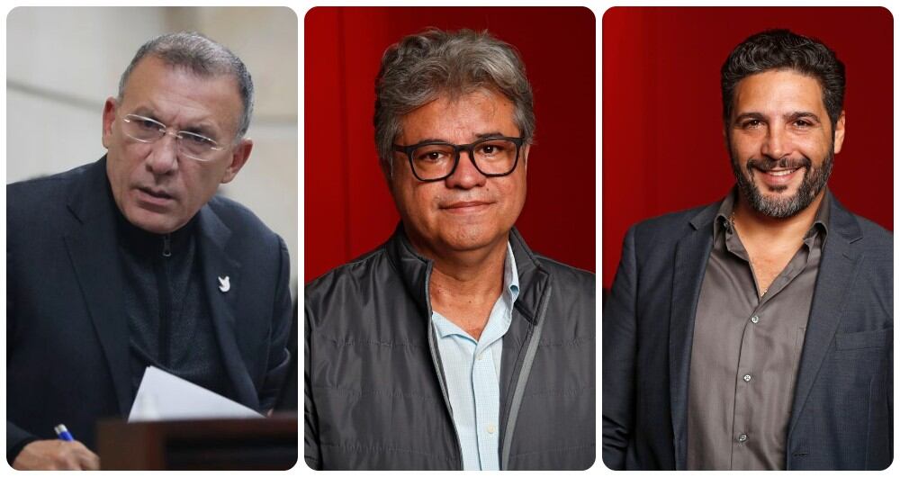 Roy Barreras, Wilson Arias y Agmeth Scaf