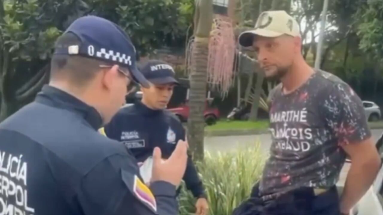 Krause Christian, ciudadano alemán detenido en Envigado por circular roja de Interpol.