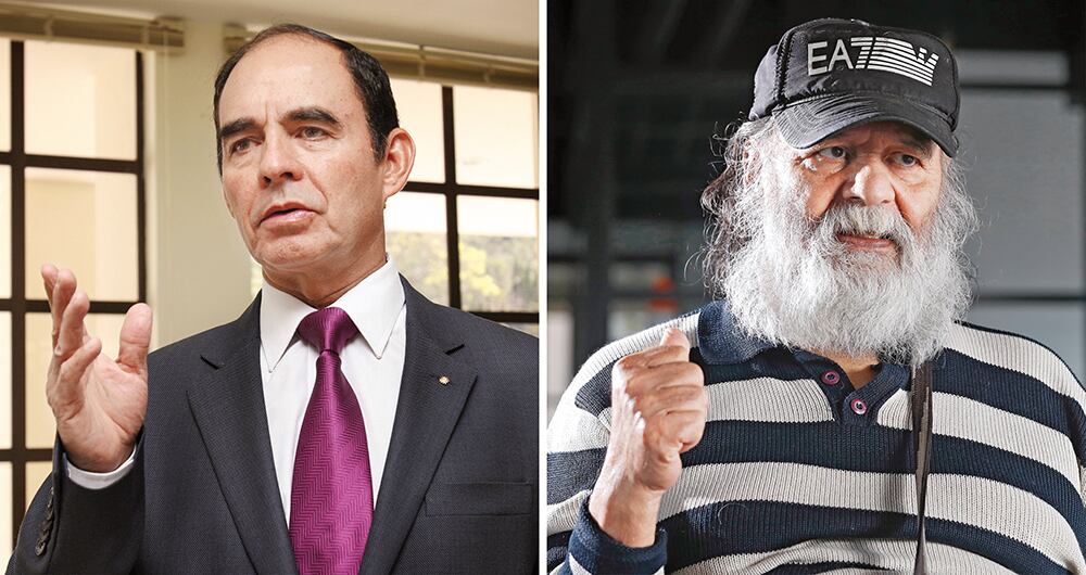    El general Jaime Uscátegui (izq.), reaccionó a las declaraciones de Martín Sombra, el llamado carcelero de las Farc, sobre la autoria de la extinta gurrilla en la masacre de Mapiripán, ocurrida en 1997.