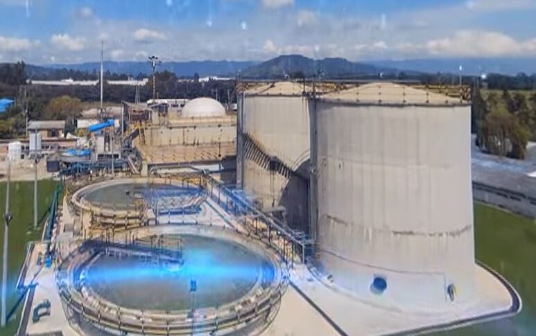 Planta de tratamiento de aguas residuales y biogás, Sopó.