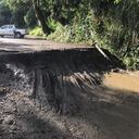 Afectación en la vía Venecia y Bolombolo, por la entrada al cerro Tusa.