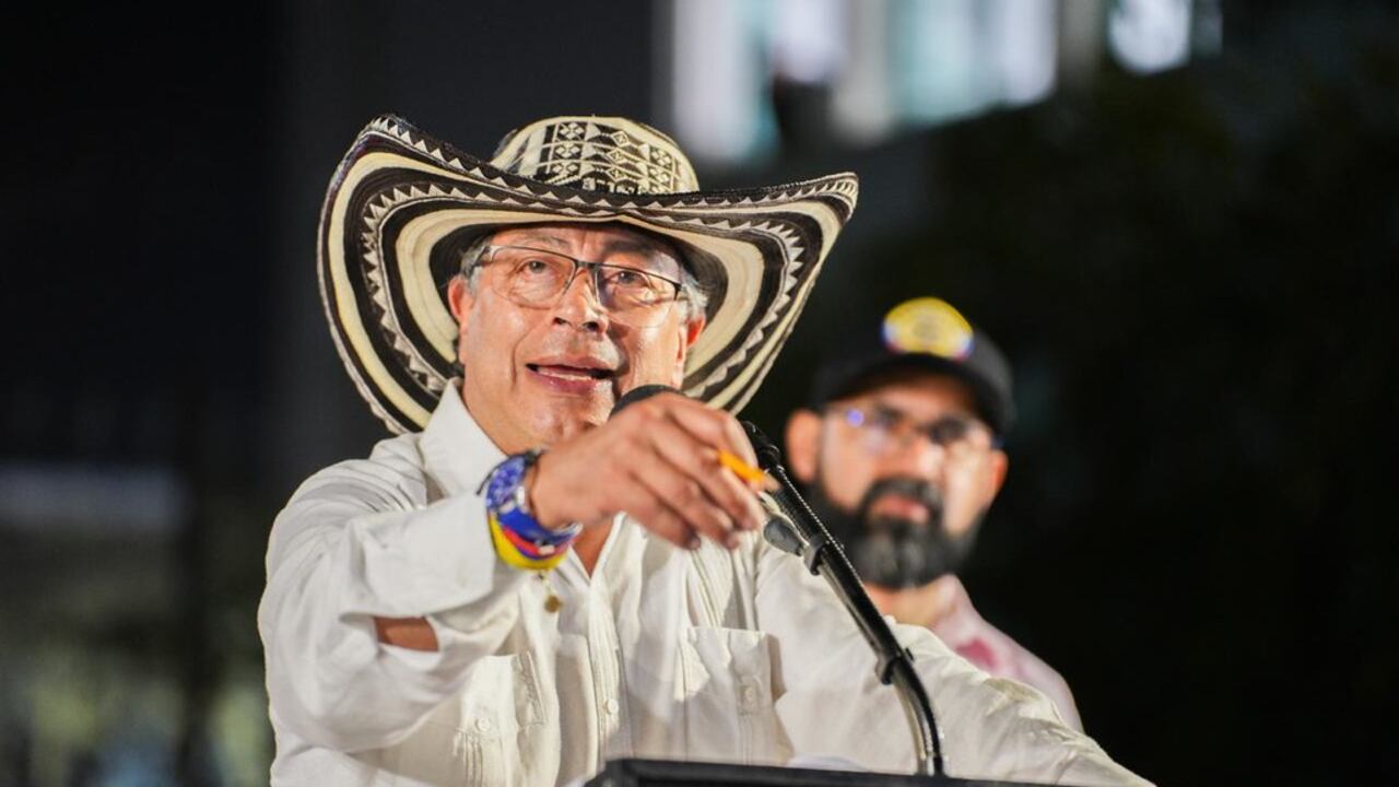 El presidente, Gustavo Petro, el 30 de enero de 2025 en Barranquilla.