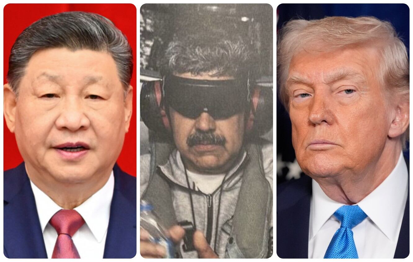 Xi Jinping, Nicolás Maduro y Donald Trump