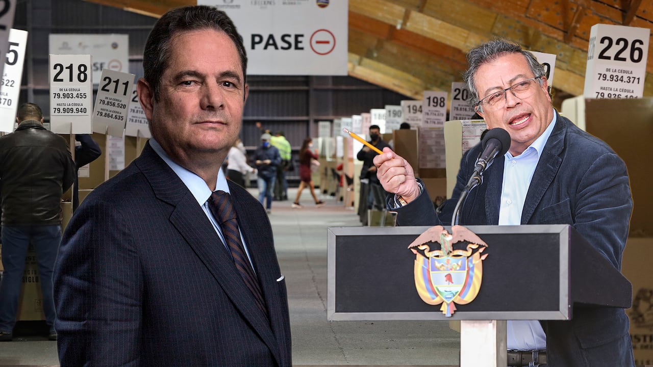 Germán Vargas Lleras y Gustavo Petro